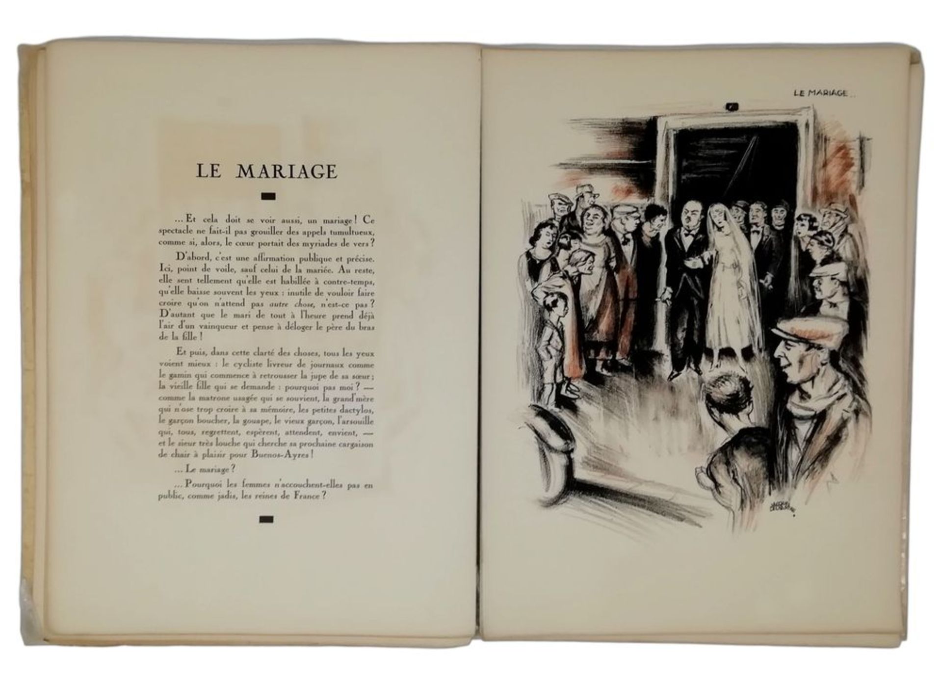 JACQUES LECHANTRE (1907-1977) 12 Lithographs of Paris - « Ça aussi... c’est Paris [...] - Bild 2 aus 3