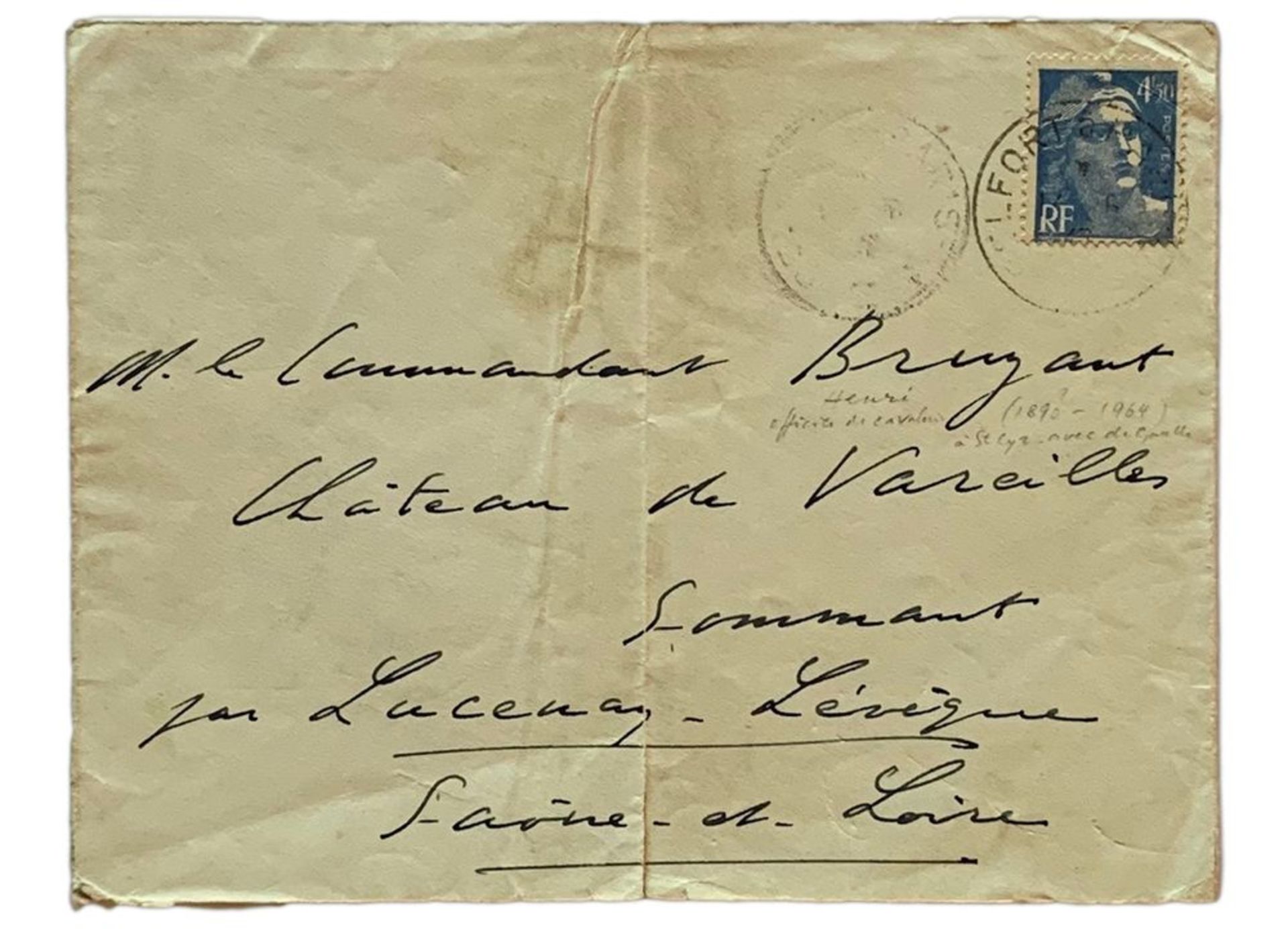 CHARLES DE GAULLE (1890-1970) - Autograph letter signed to his friend, the cavalry [...] - Image 3 of 6