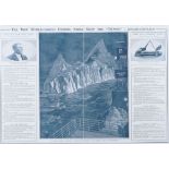 THE “TITANIC” 7 press cuttings, some illustrated - Collection of clippings from [...]