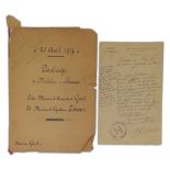 M. BARON GUYOT (1768-1837) - Collection of various documents belonging to M. Baron [...]