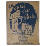 JACQUES LECHANTRE (1907-1977) 12 Lithographs of Paris - « Ça aussi... c’est Paris [...]