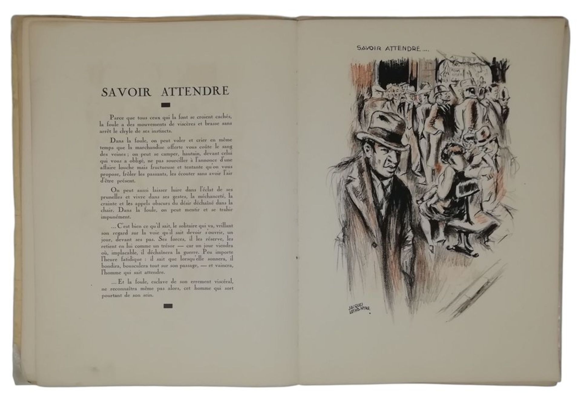 JACQUES LECHANTRE (1907-1977) 12 Lithographs of Paris - « Ça aussi... c’est Paris [...] - Bild 3 aus 3