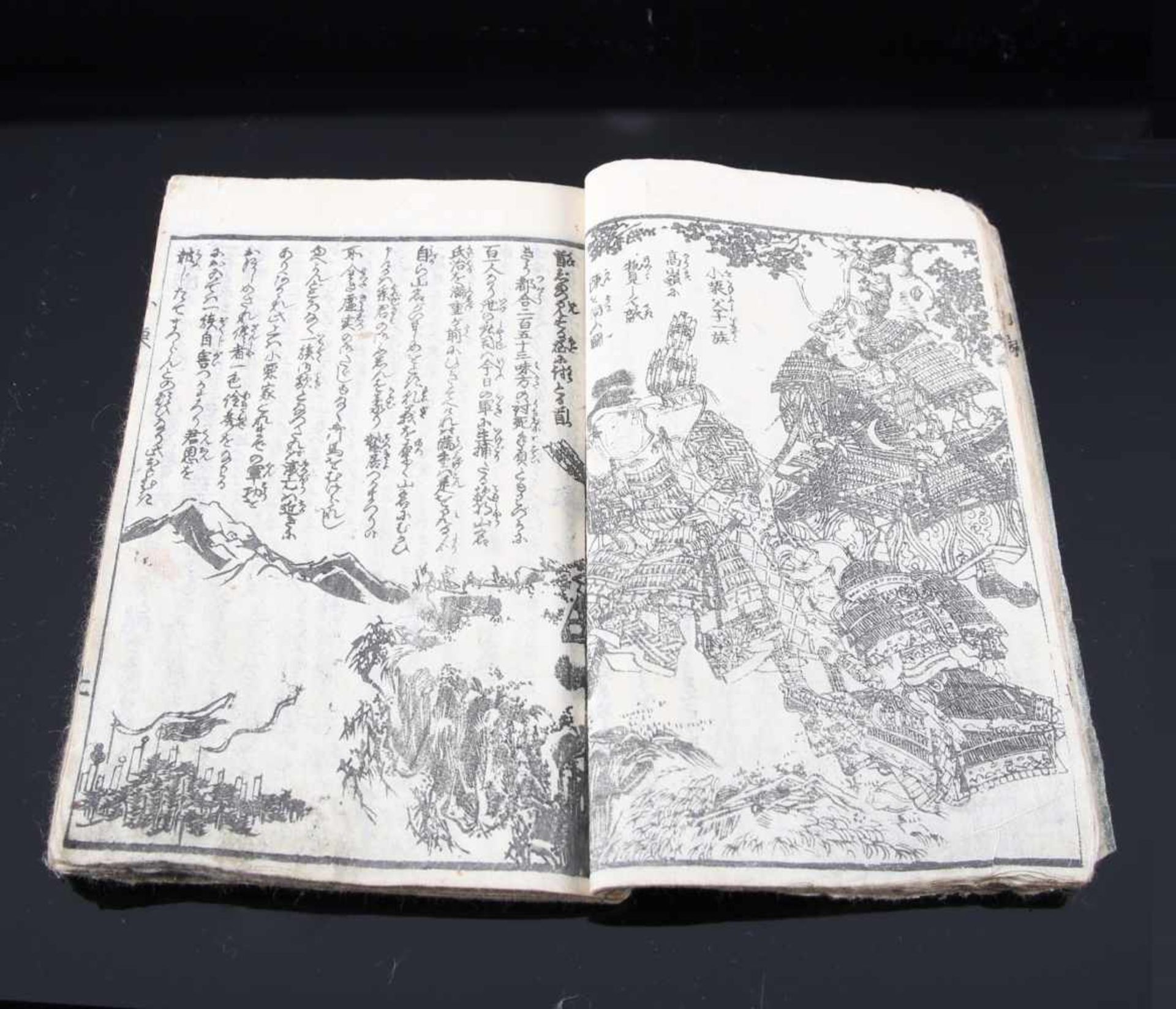 A Japanese Woodblock Printed Book - Bild 7 aus 9
