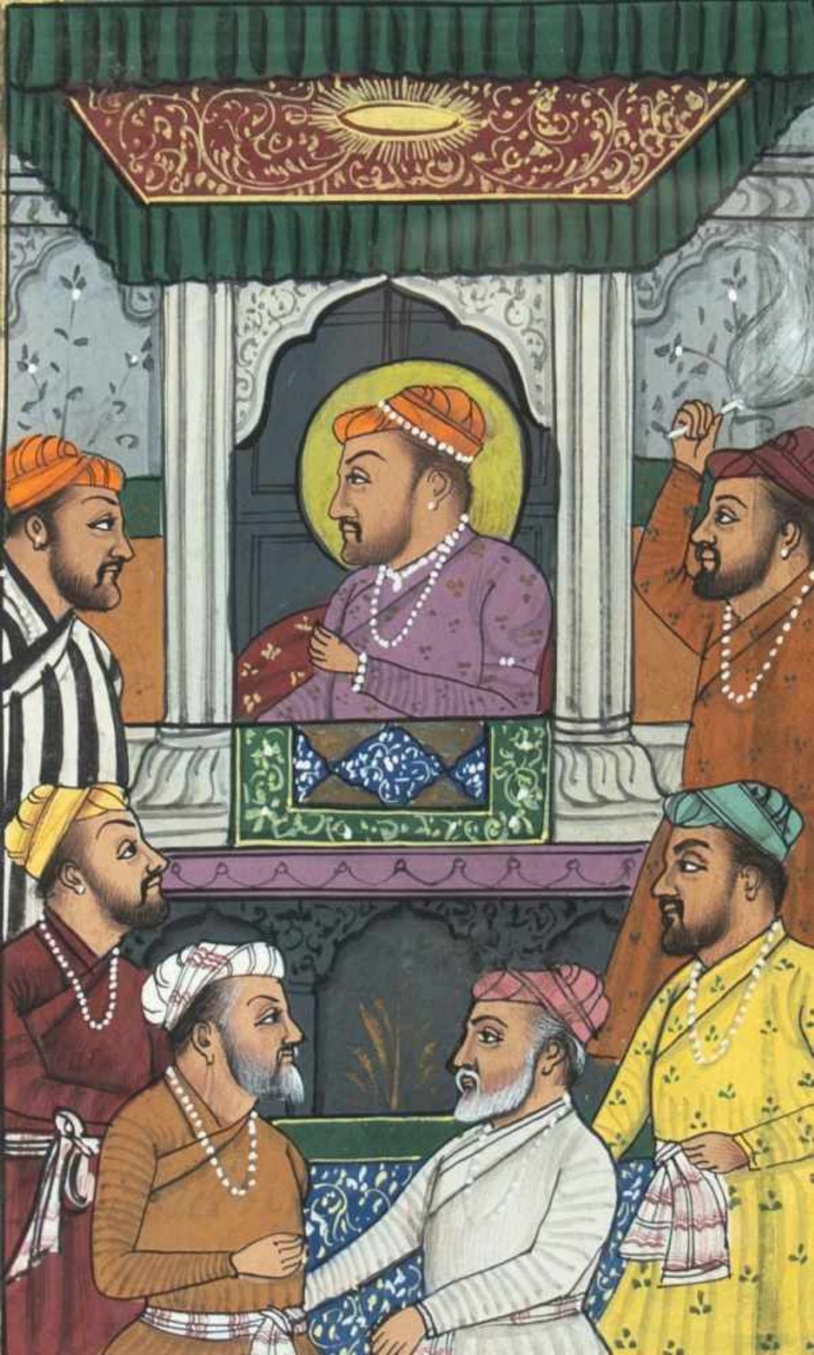 Painting of Emperor Shah Jahan - Bild 2 aus 2