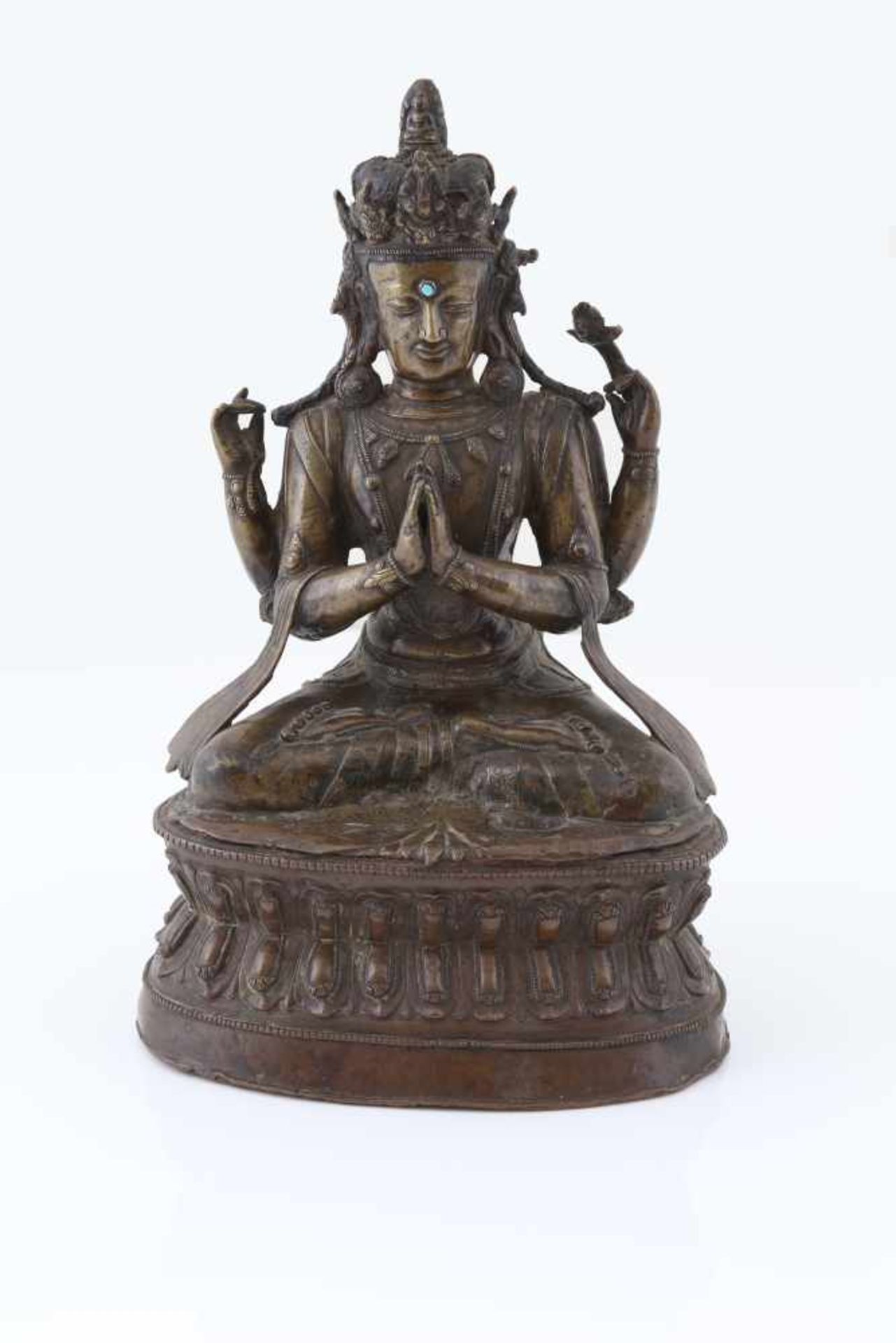 A Bronze Figure of Shadakshari Lokeshvara - Bild 2 aus 2