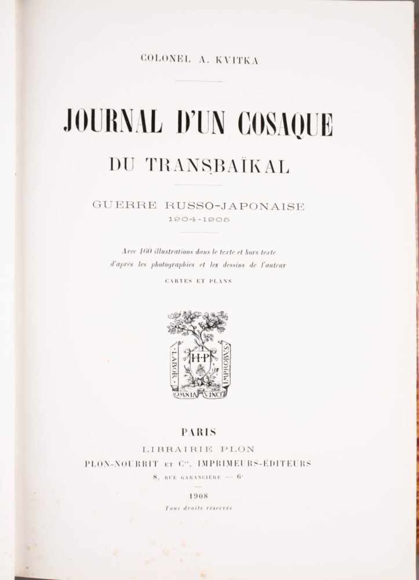 GRAFIKZwei französischsprachige Bücher Paris, 1892 und 1908 Gebundene Ausgaben mit schwarz-weiß - Bild 3 aus 3