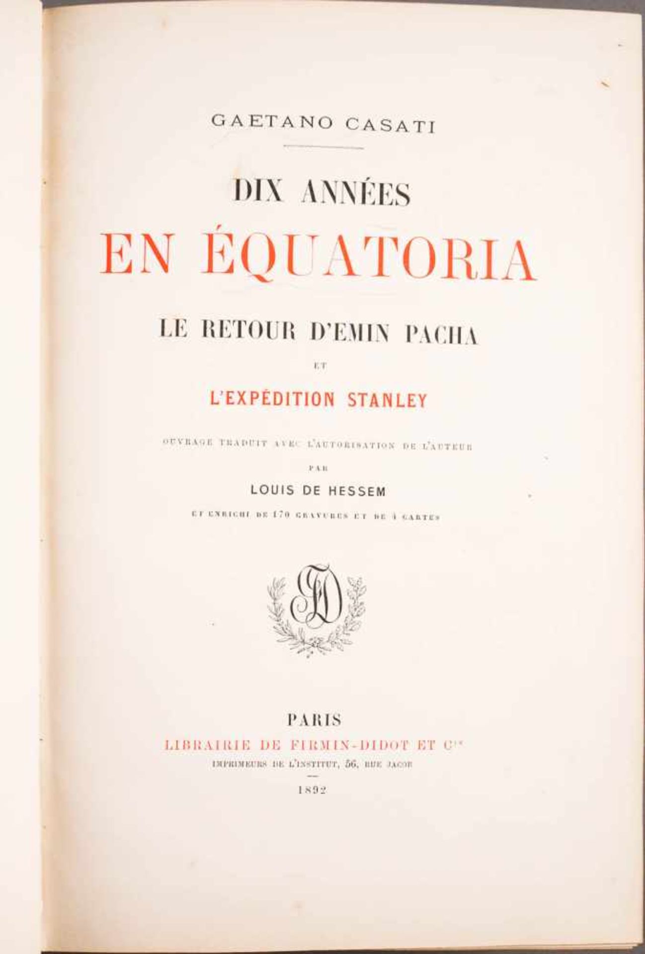 GRAFIKZwei französischsprachige Bücher Paris, 1892 und 1908 Gebundene Ausgaben mit schwarz-weiß - Bild 2 aus 3