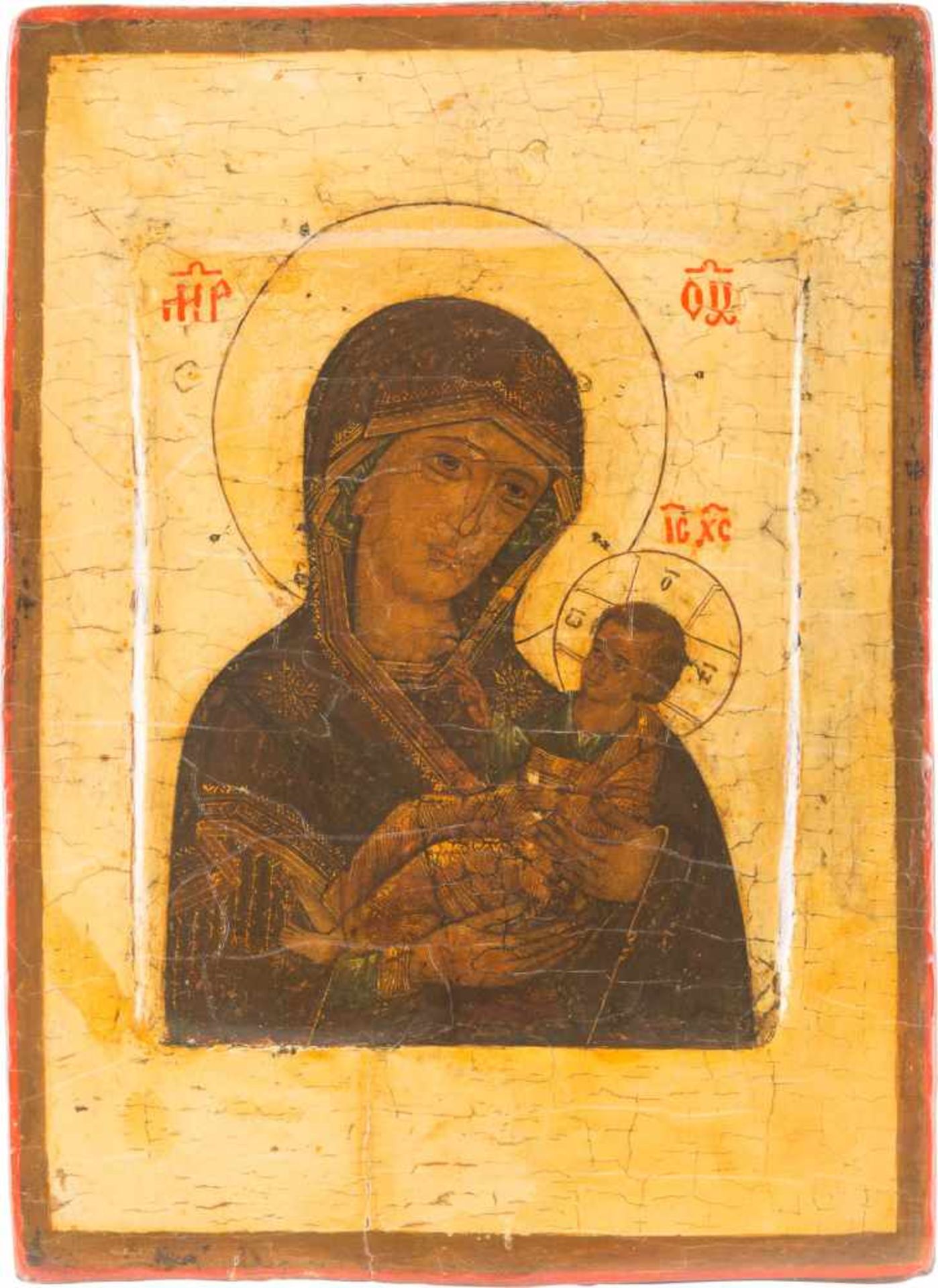 AN ICON OF THE BARLOVSKAYA MOTHER OF GOD