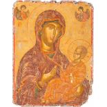 AN ICON SHOWING THE HODIGITRIA MOTHER OF GOD