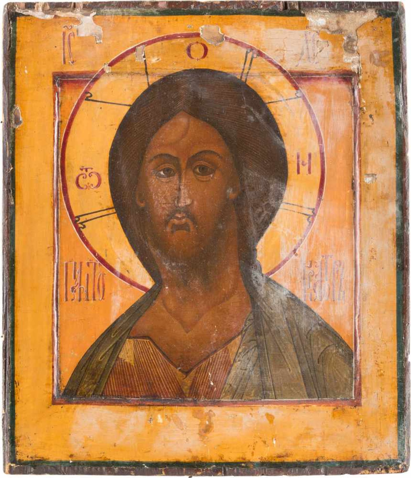 AN ICON SHOWING THE SAVIOUR WITH 'THE FEARSOME EYE'