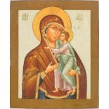 A LARGE ICON SHOWING THE TOLGSKAYA MOTHER OF GOD