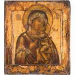 AN ICON SHOWING THE TOLGSKAYA MOTHER OF GOD