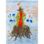 ARIK BRAUER1929 Wien'WOLFGANG AMADEUS MOZART GEWIDMET' Farbserigraphie auf festem Papier. DM 78 x 57