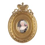 FEINE MINIATUR MIT DEM PORTRÄT VON MARIA THERESIA VON ÖSTERREICH (1717-1780) Deutsch, nach 1765