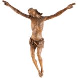 KORPUS CHRISTI Wohl Spanien, 16. Jh. Holz, plastisch geschnitzt. 71 cm x 68 cm. Detailreich