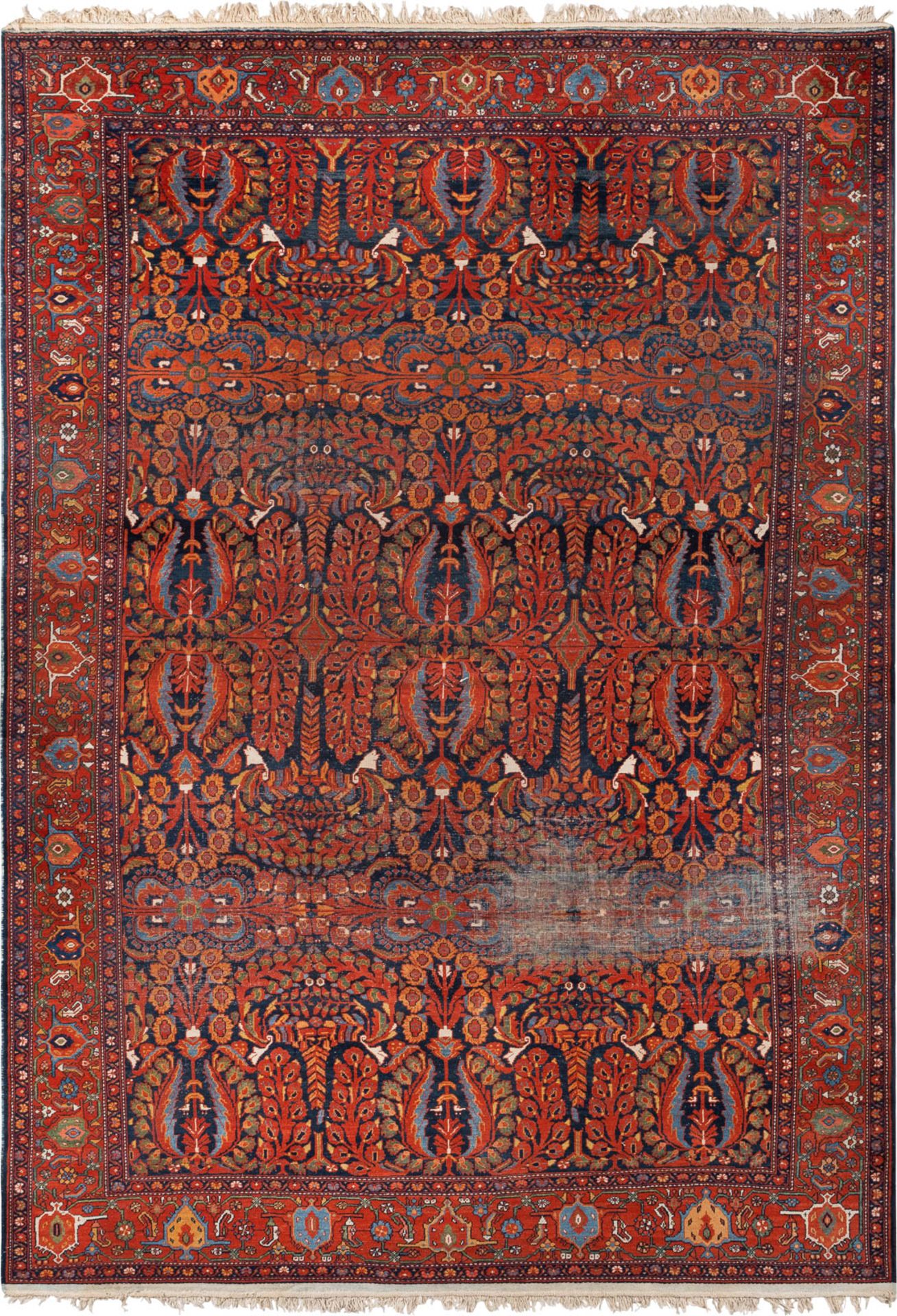 FERAHAN Persien, um 1900/10491 x 350 cm. Gebrauchsspuren.