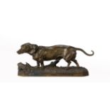 Pierre Jules Mene (1810 ~ 1879) French bronze of a Dachshund