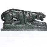 Adolfo Cipriani ( 1895 ~ 1930) French bronze of a Roaring Tiger