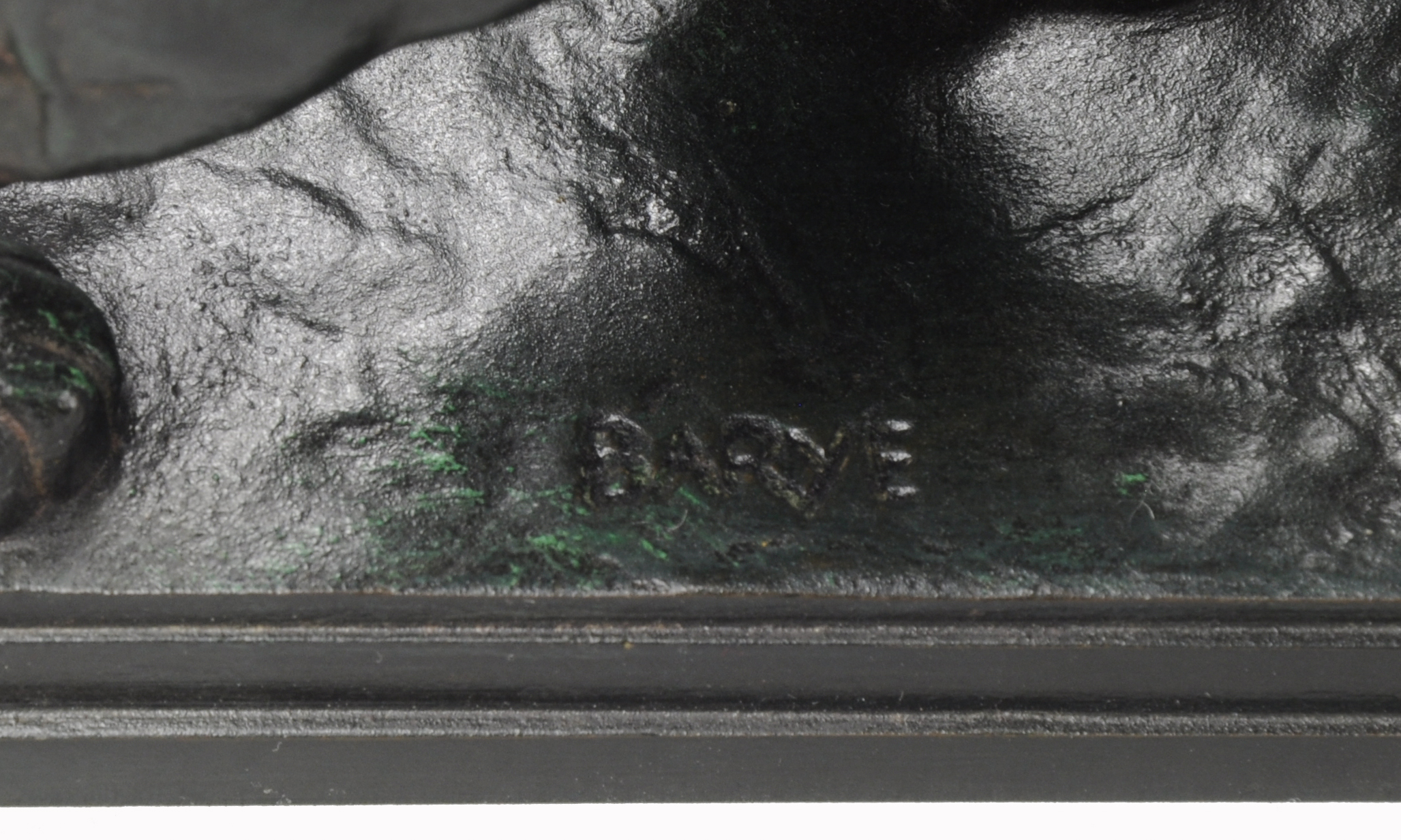 Antoine L Barye (1796 ~ 1875) French bronze of a Tiger. Signed Barye and F Barbedienne - Image 3 of 4