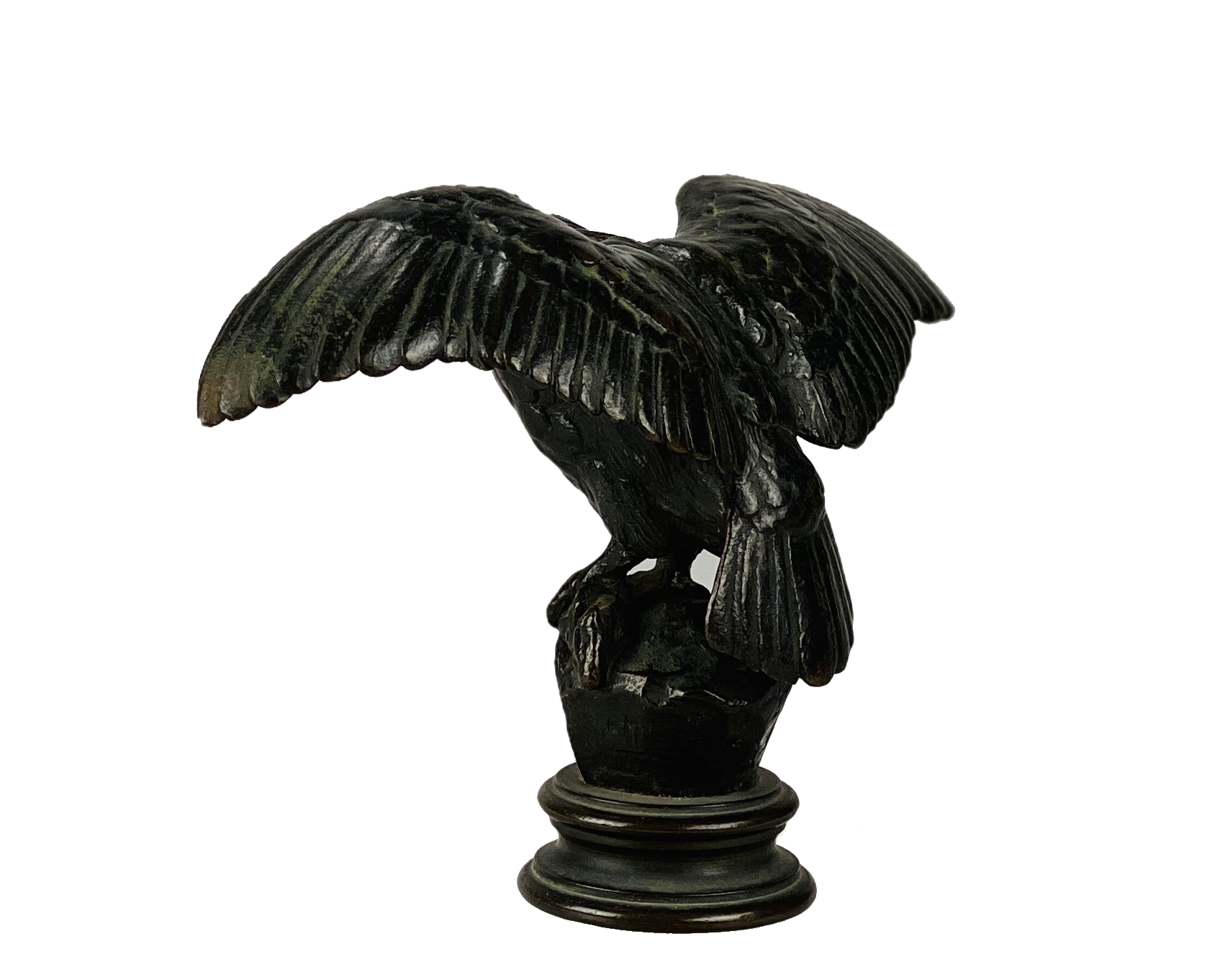 Antoine L Barye (1796 ~ 1875) French animaliers bronze of an Owl. Signed Barye. Circa 1880 - - Image 4 of 6