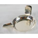 Asprey Sterling Silver ashtray and matchbox holder, 98 grammes. Hallmark Birmingham 1923