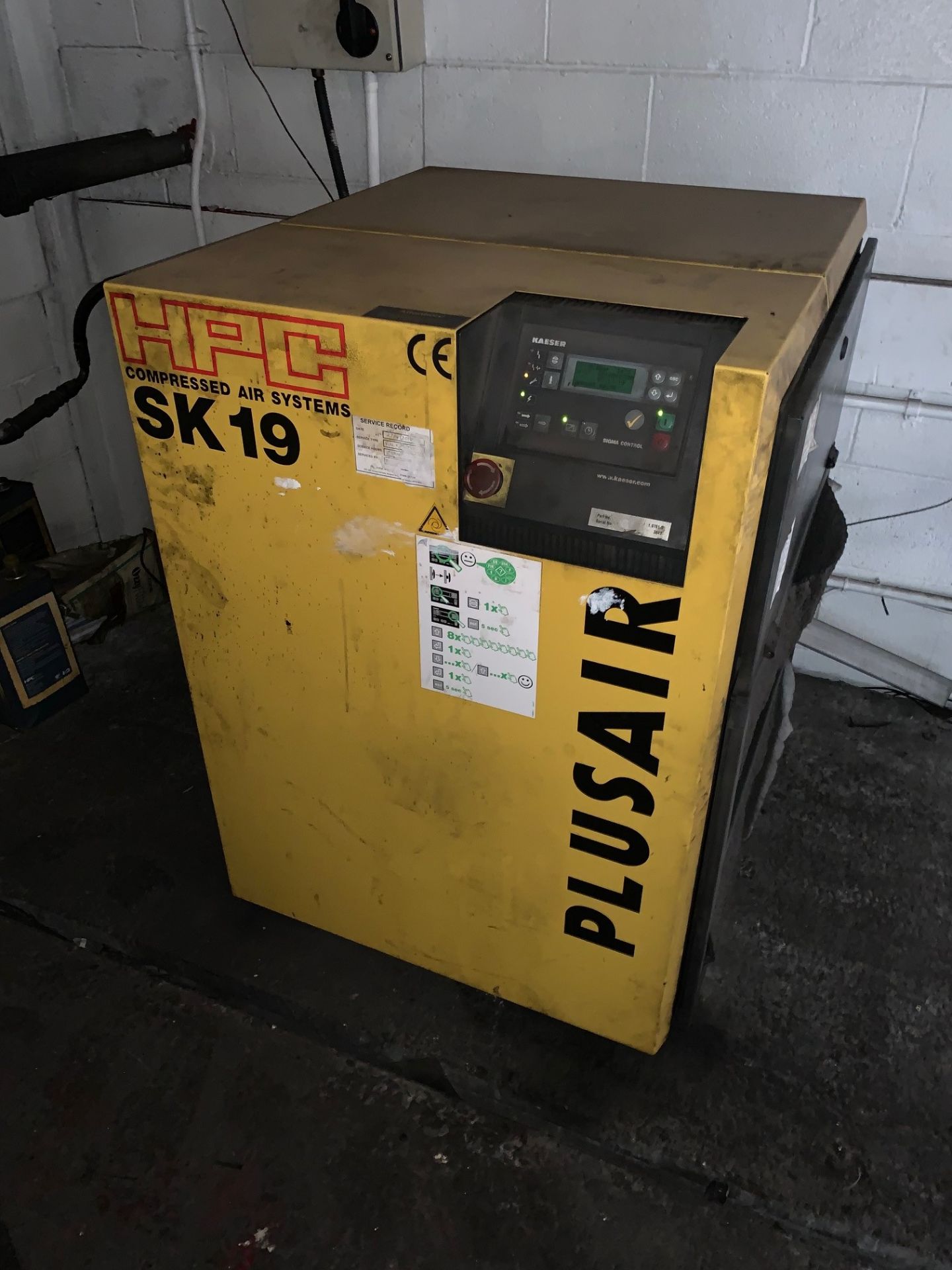 HPC SK19 Rotary Screw Air Compressor - Image 2 of 6