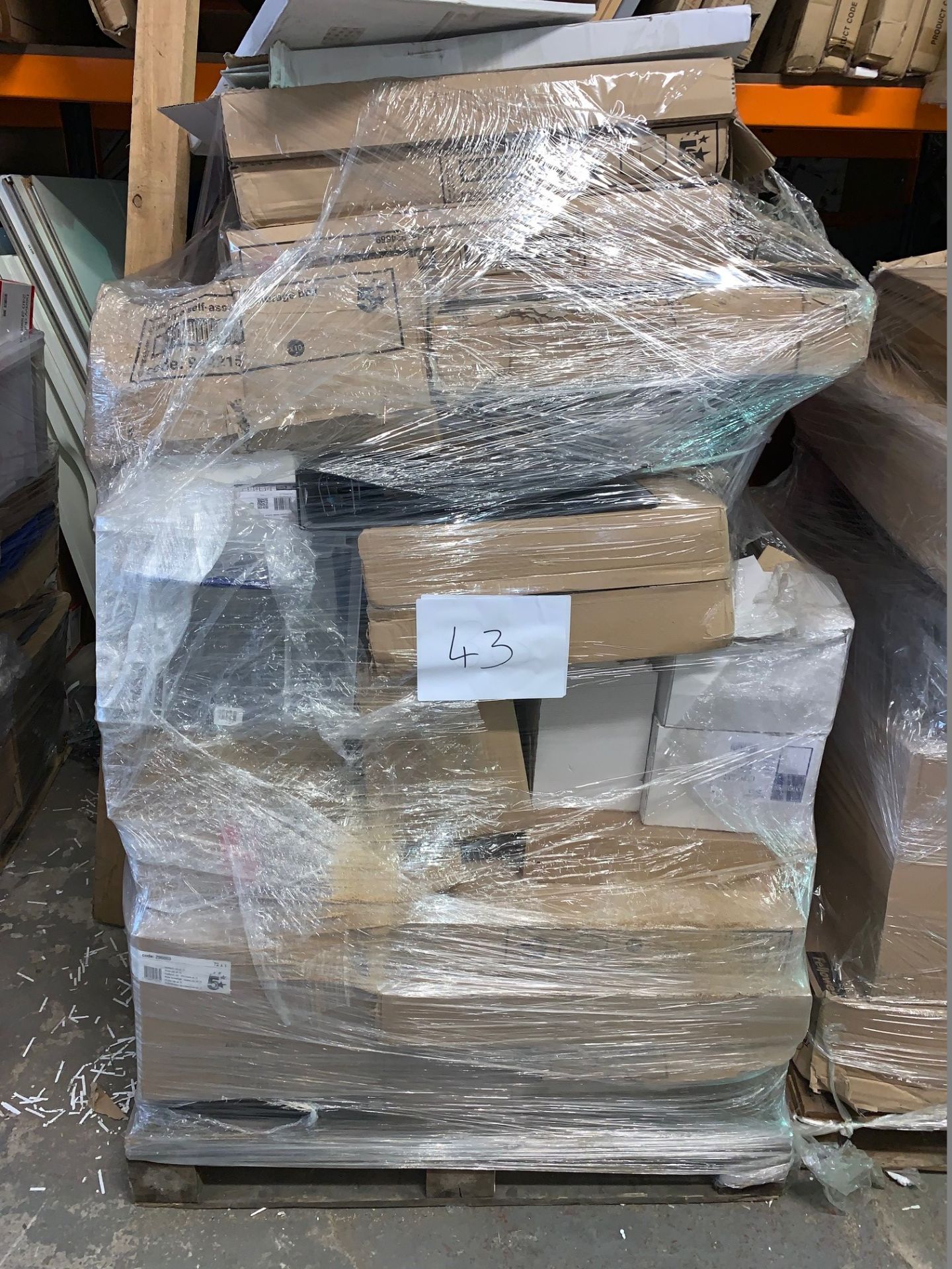 1 x Pallet of Mixed Stock/Stationery Including Bankers Boxes, Storage Tubs, Lever Arch Files,