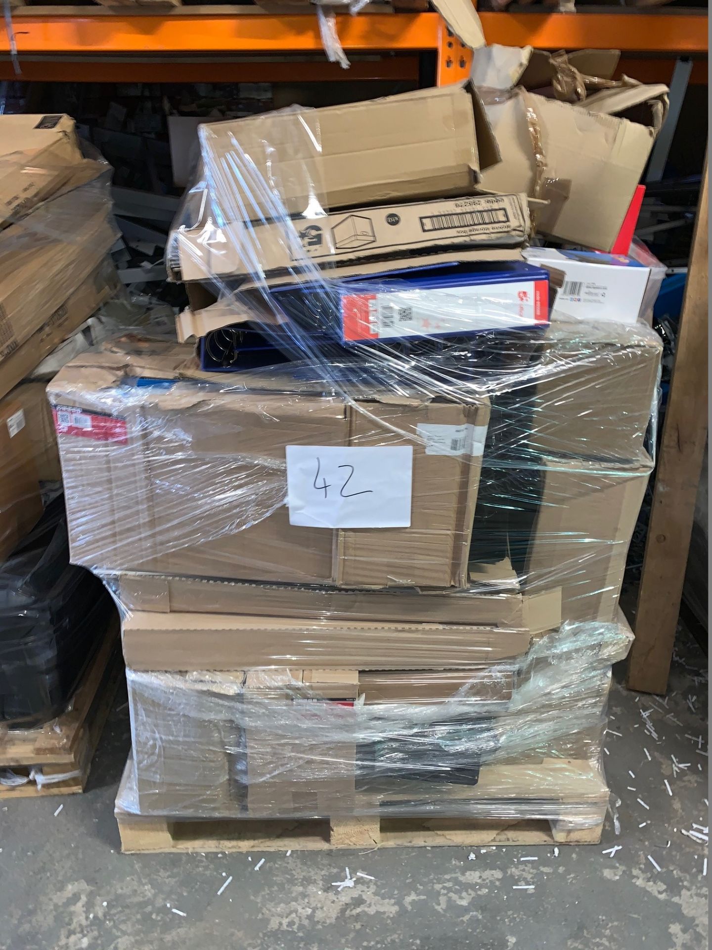 1 x Pallet of Mixed Stock/Stationery Including Presentation Ringbinders, Archive Boxes, Lever Arch