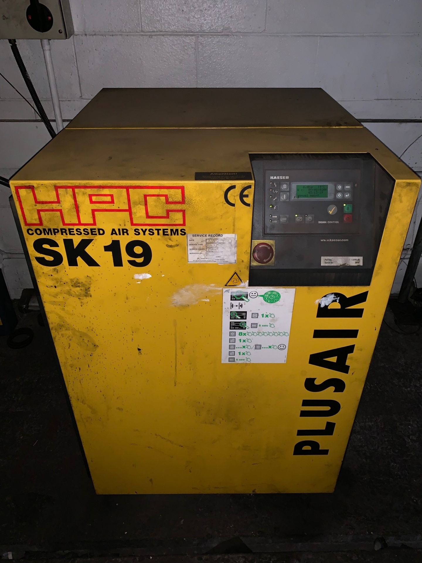 HPC SK19 Rotary Screw Air Compressor