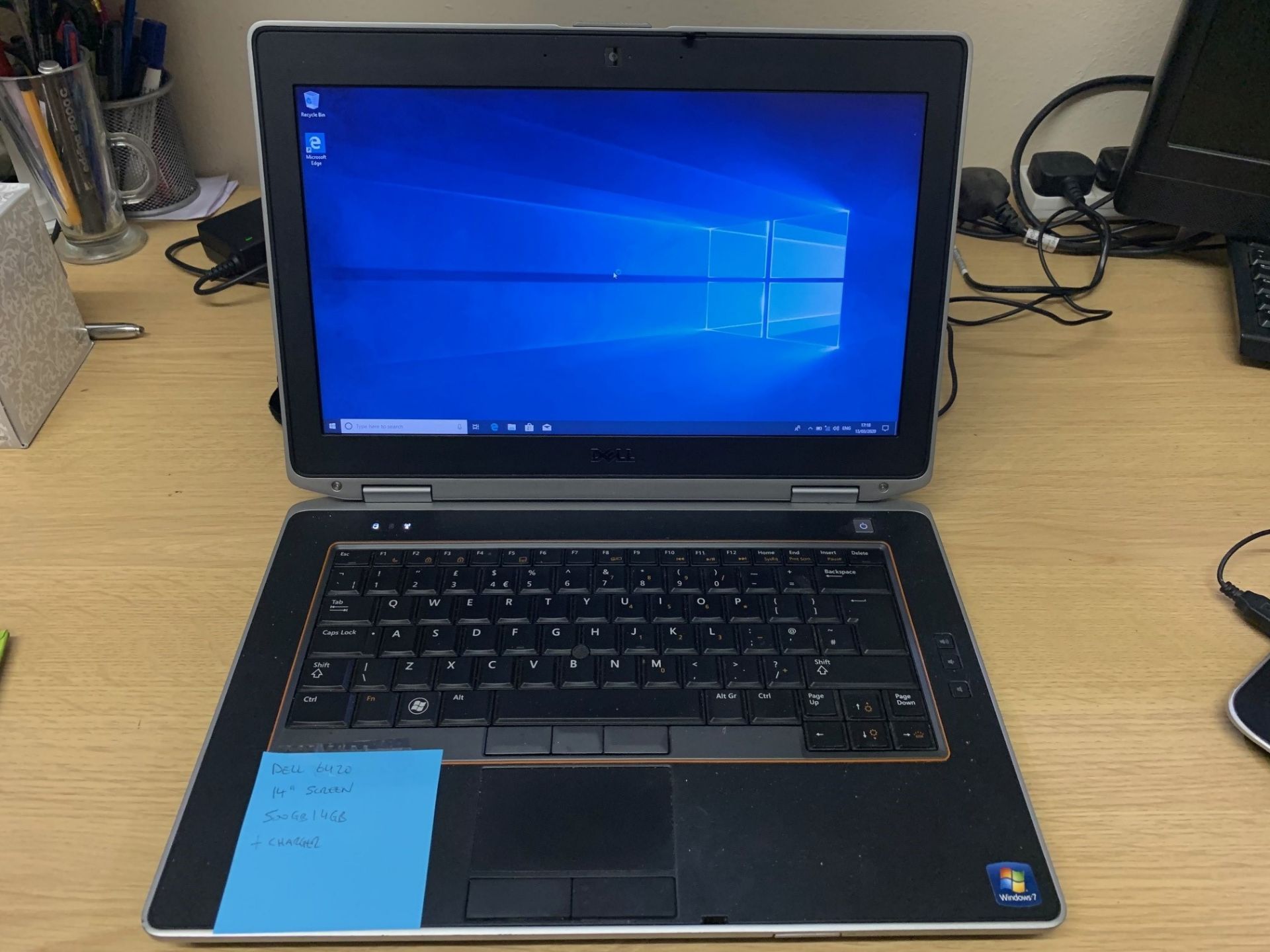 Dell Lattitude E6420 Laptop - i5 2nd Generation, 500GB Hard Drive, 4GB RAM, Windows 10 & Charger