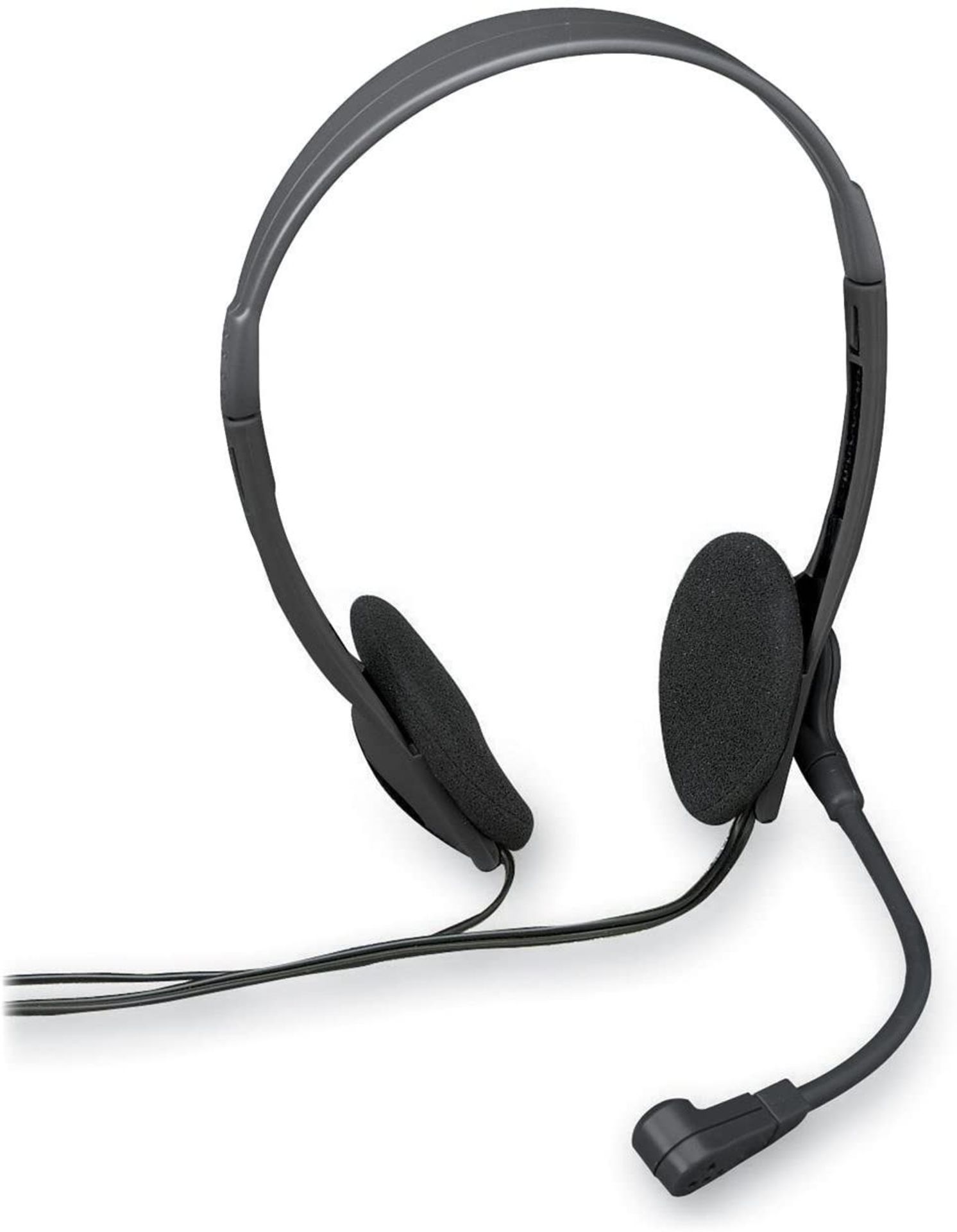 10 x Compucessory Lightweight Headsets 1.8m Cord Black Ref CCS55222 (Brand New) - Image 3 of 3