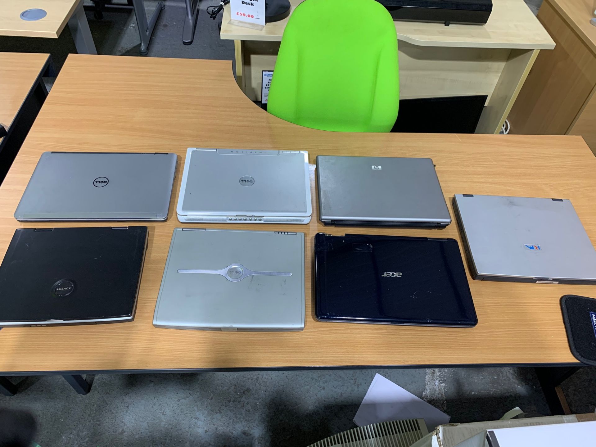 7 x Mixed Laptops (No Power Supplies / Untested - Spares/Repairs)