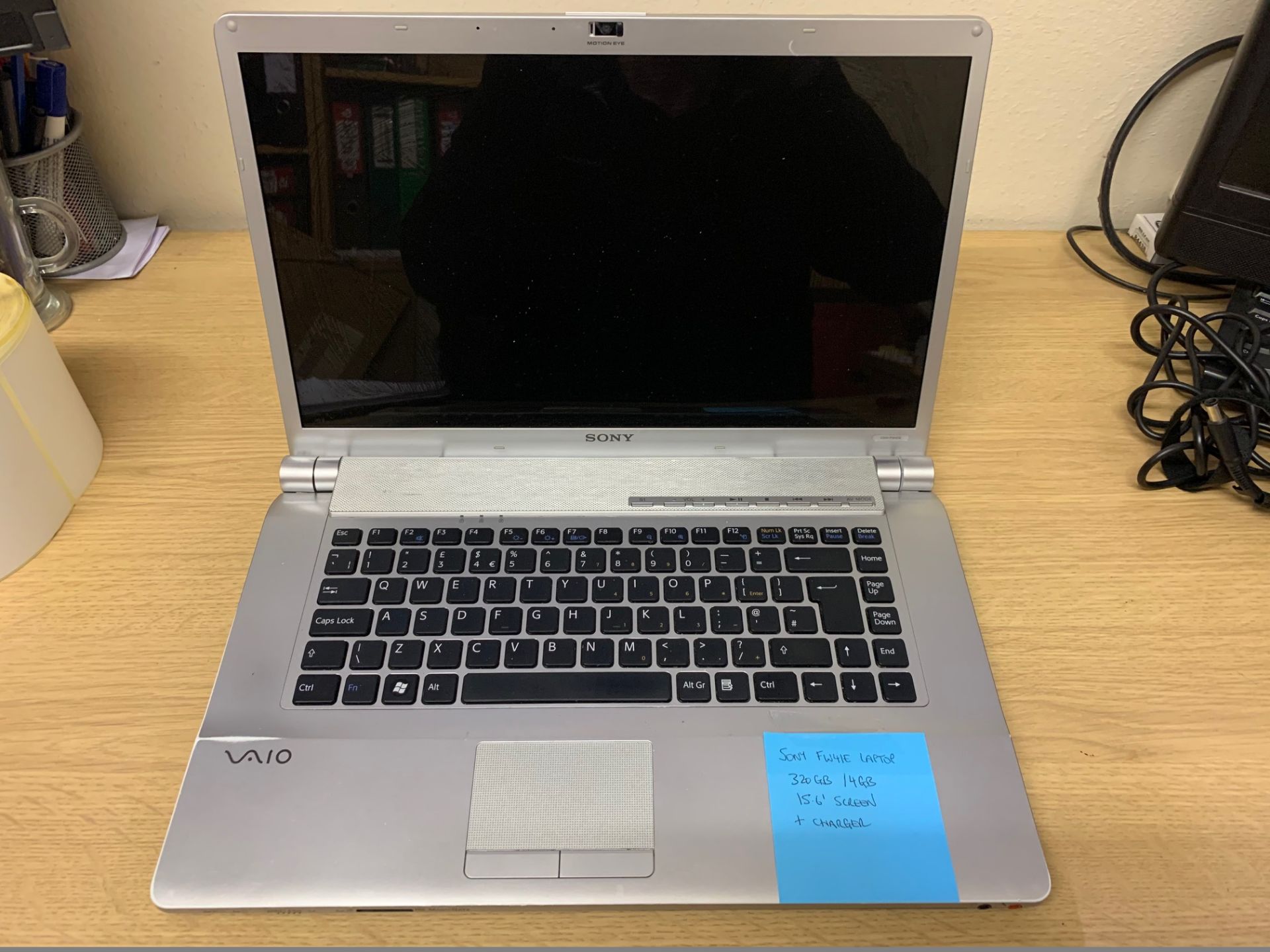 Sony Vaio FW41E Laptop - 320GB Hard Drive, 4GB RAM, 15.6" Screen, Loaded With Windows 7 & Complete - Image 2 of 4