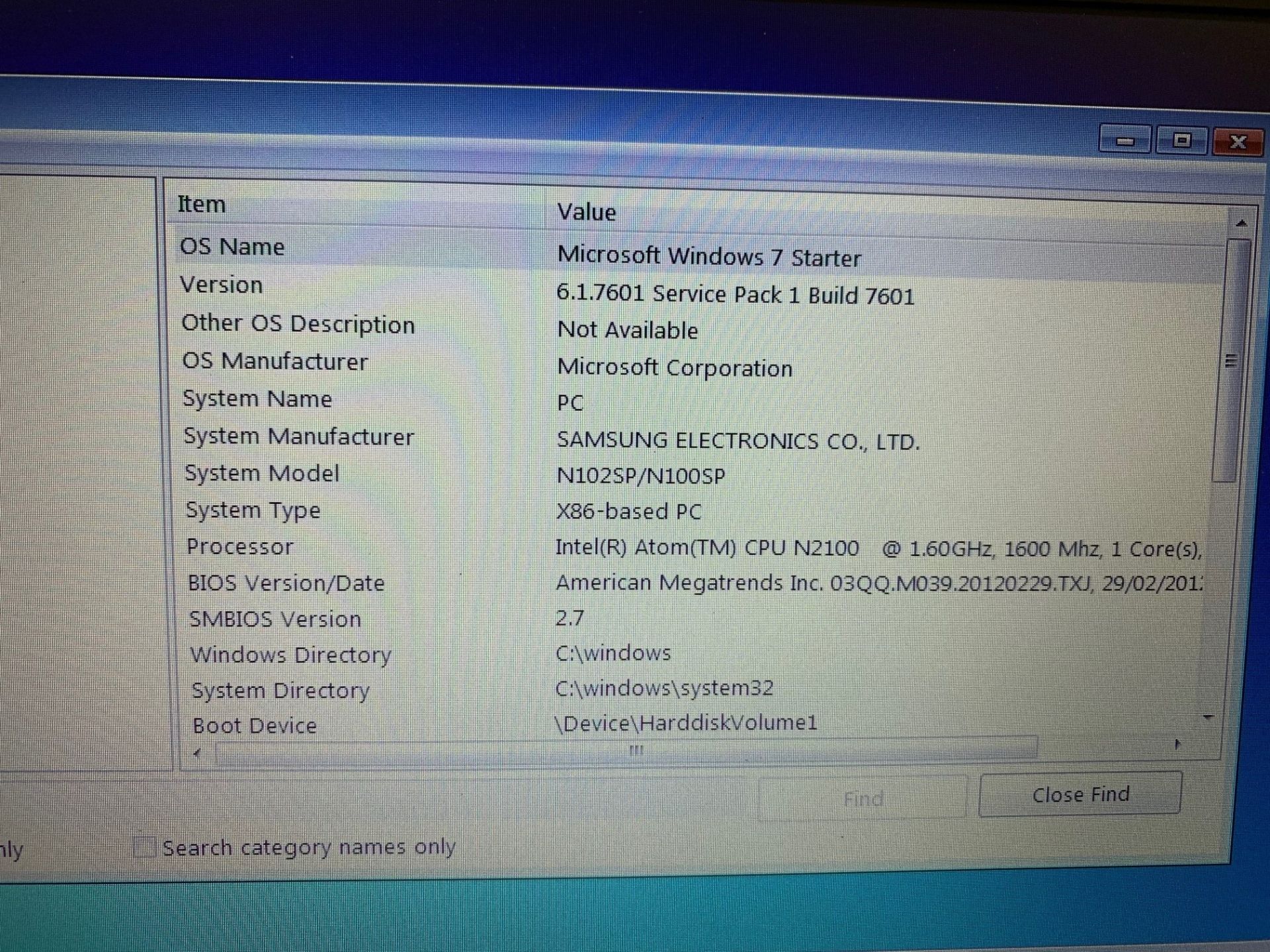 Samsung N102S-B01 Notebook - 320GB Hard Drive, 1GB RAM, Windows 7, Box & Charger - Image 5 of 6