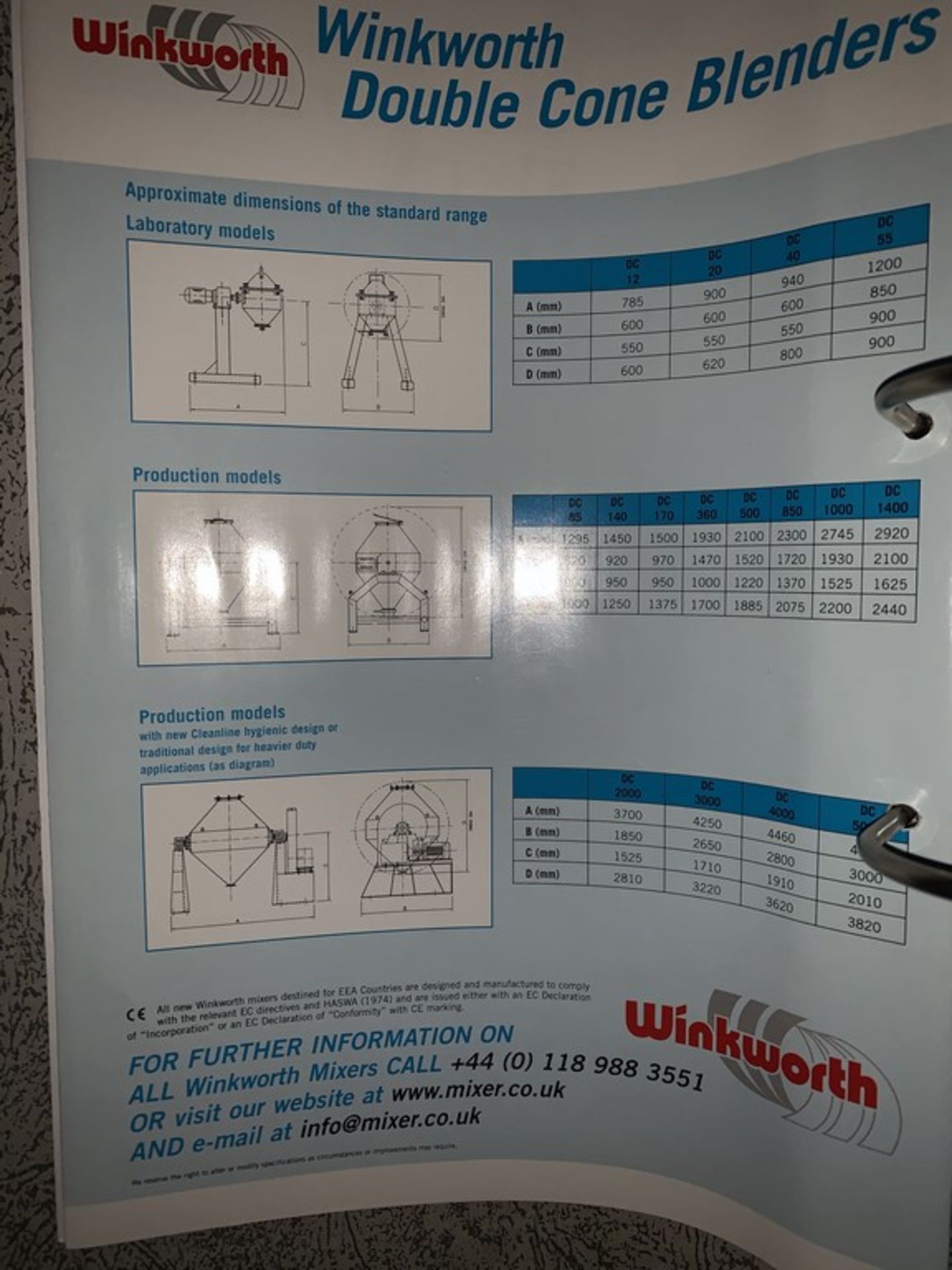 Winkworth DC-140 Double Cone Blender - Image 9 of 9