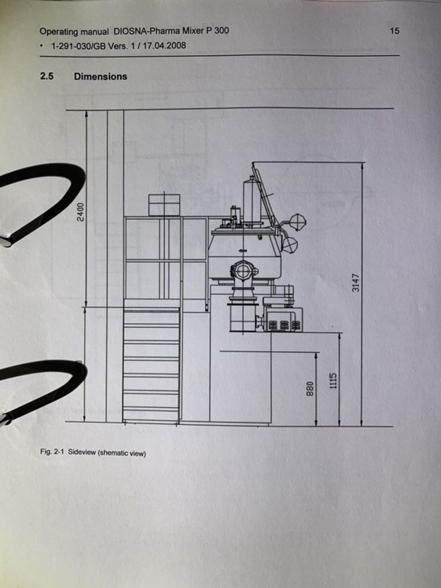 Diosna P300 Mixer - Image 14 of 15