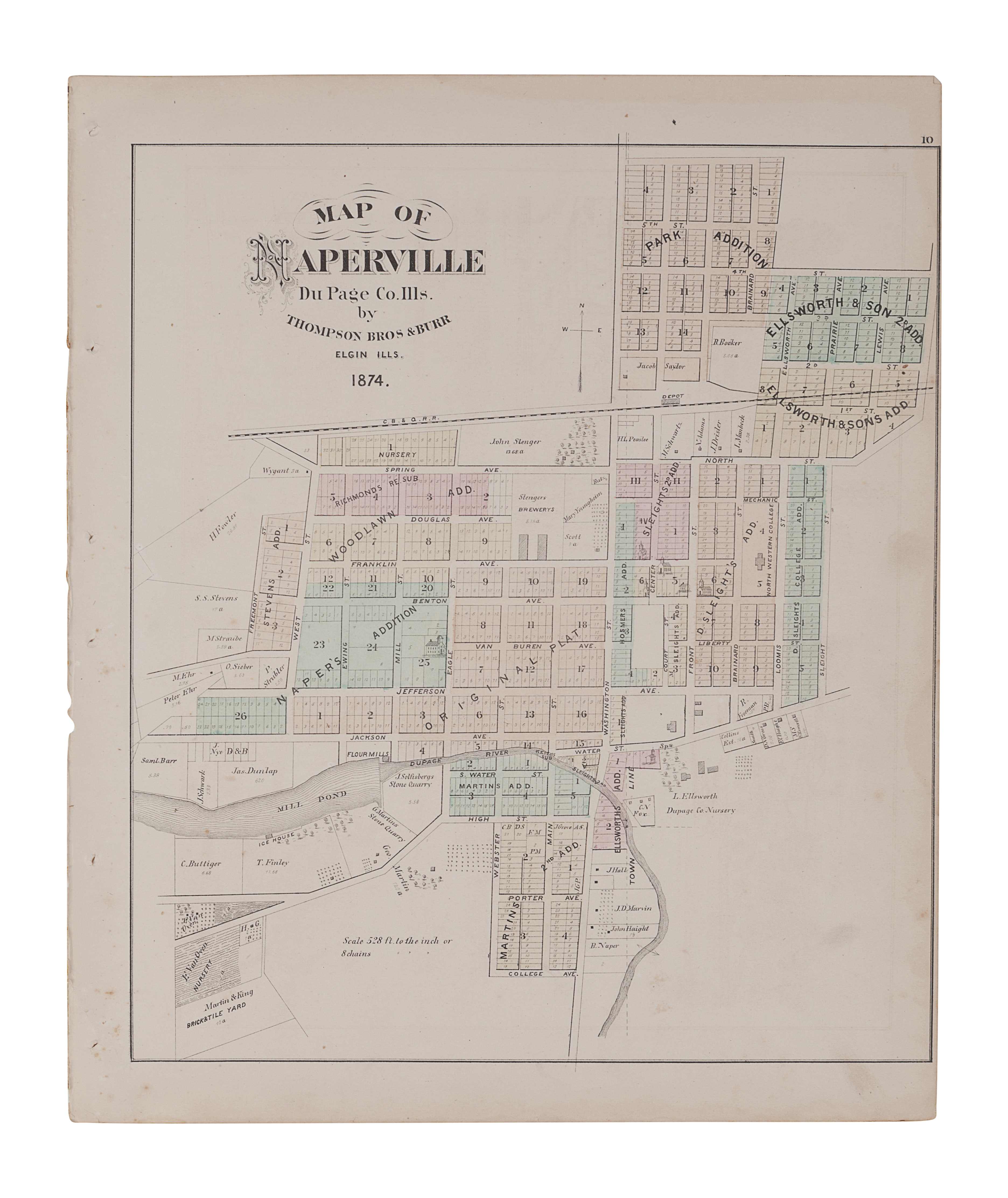 [ILLINOIS -- MAPS]. A group of 4 maps, comprising: - Image 2 of 4
