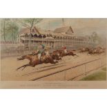 [HORSE RACING AND COACHING].  CURRIER and IVES, publishers