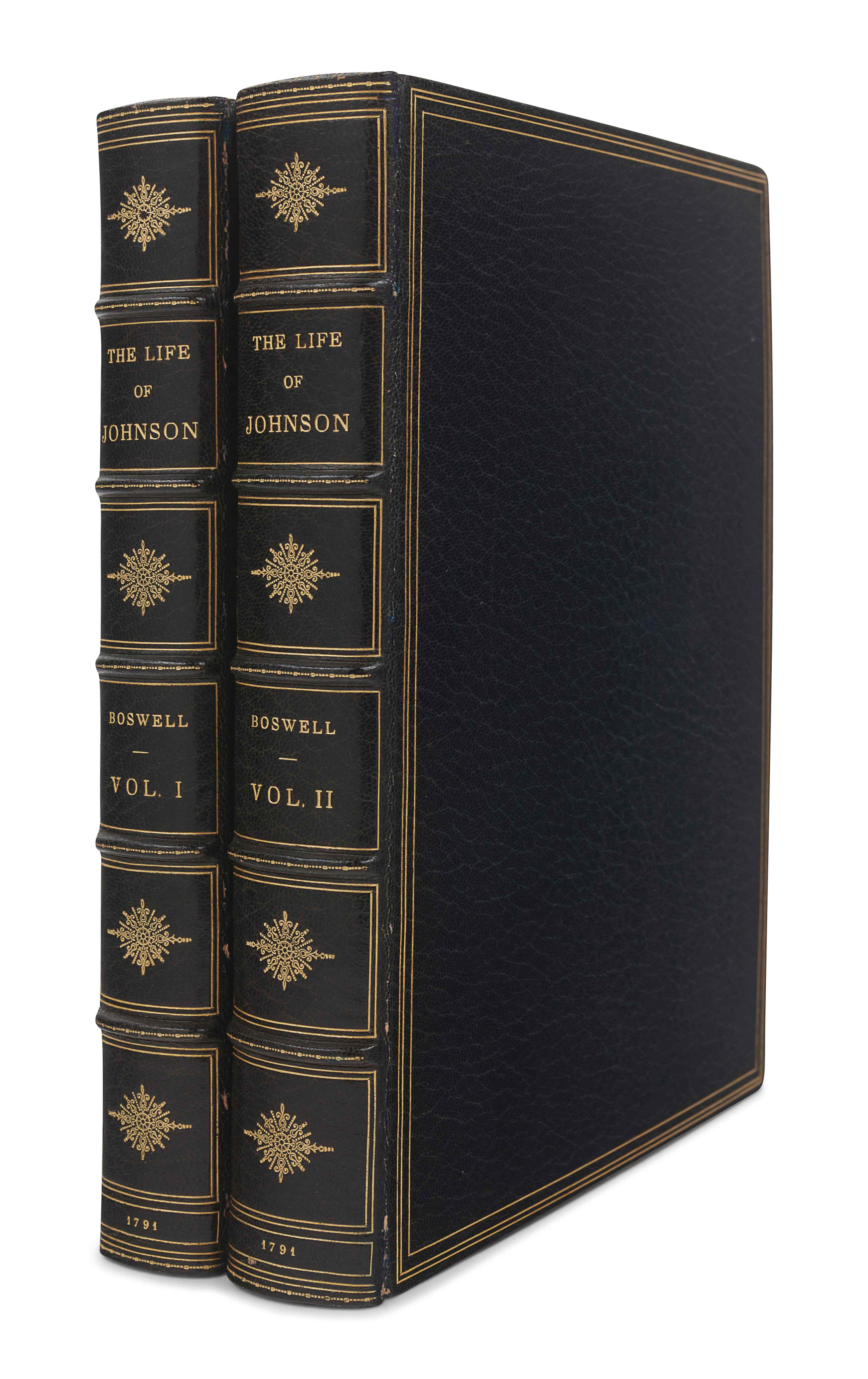 BOSWELL, James (1740-1795). The Life of Samuel Johnson.  London: Henry Baldwin for Charles Dilly, 17