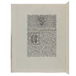 [CRANBROOK PRESS]. CAXTON, William (1422?-1491). The Dictes and Sayings of the Philosophers: A Facsi