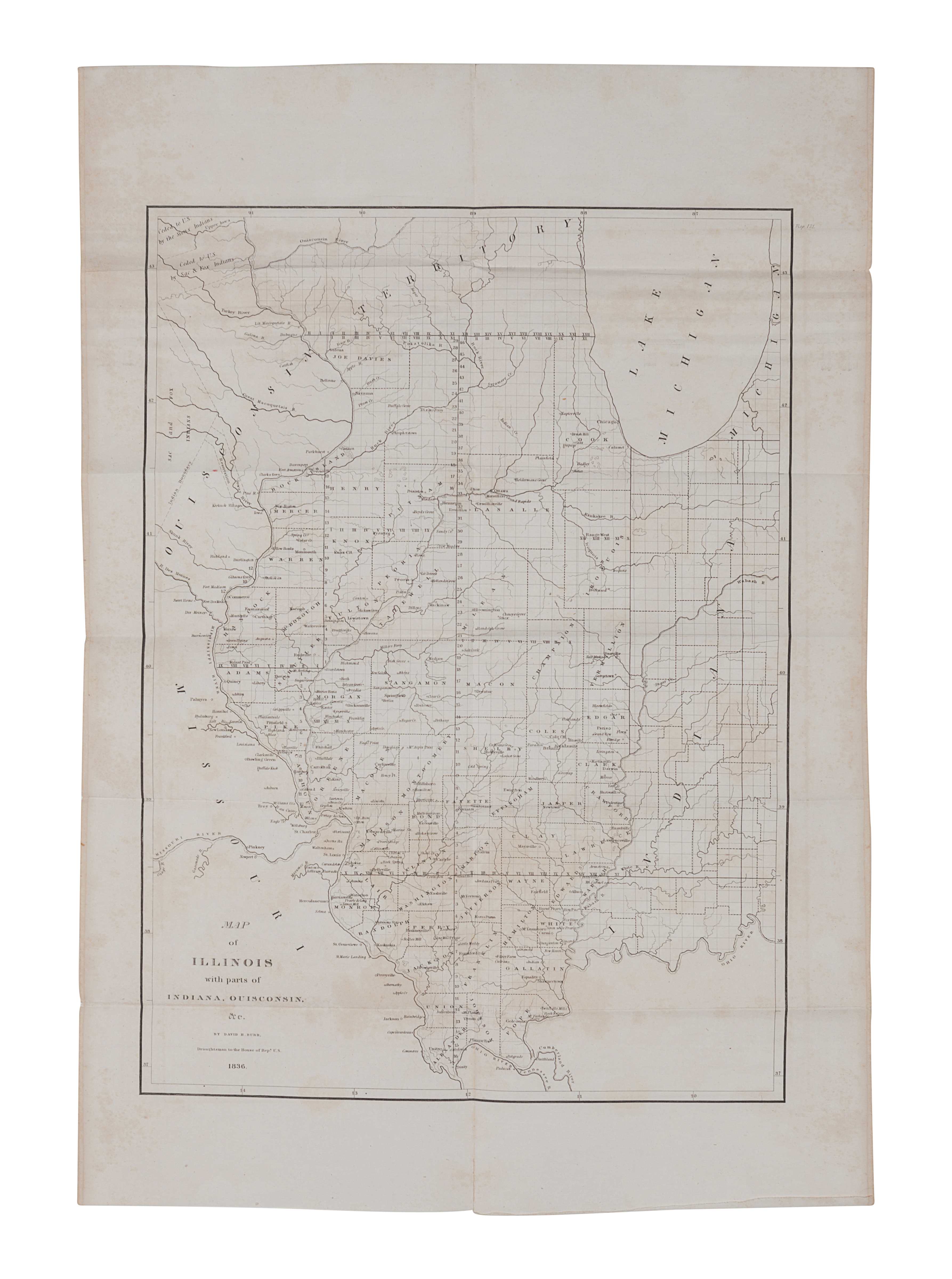 [ILLINOIS -- MAPS]. A group of 4 maps, comprising: - Image 4 of 4