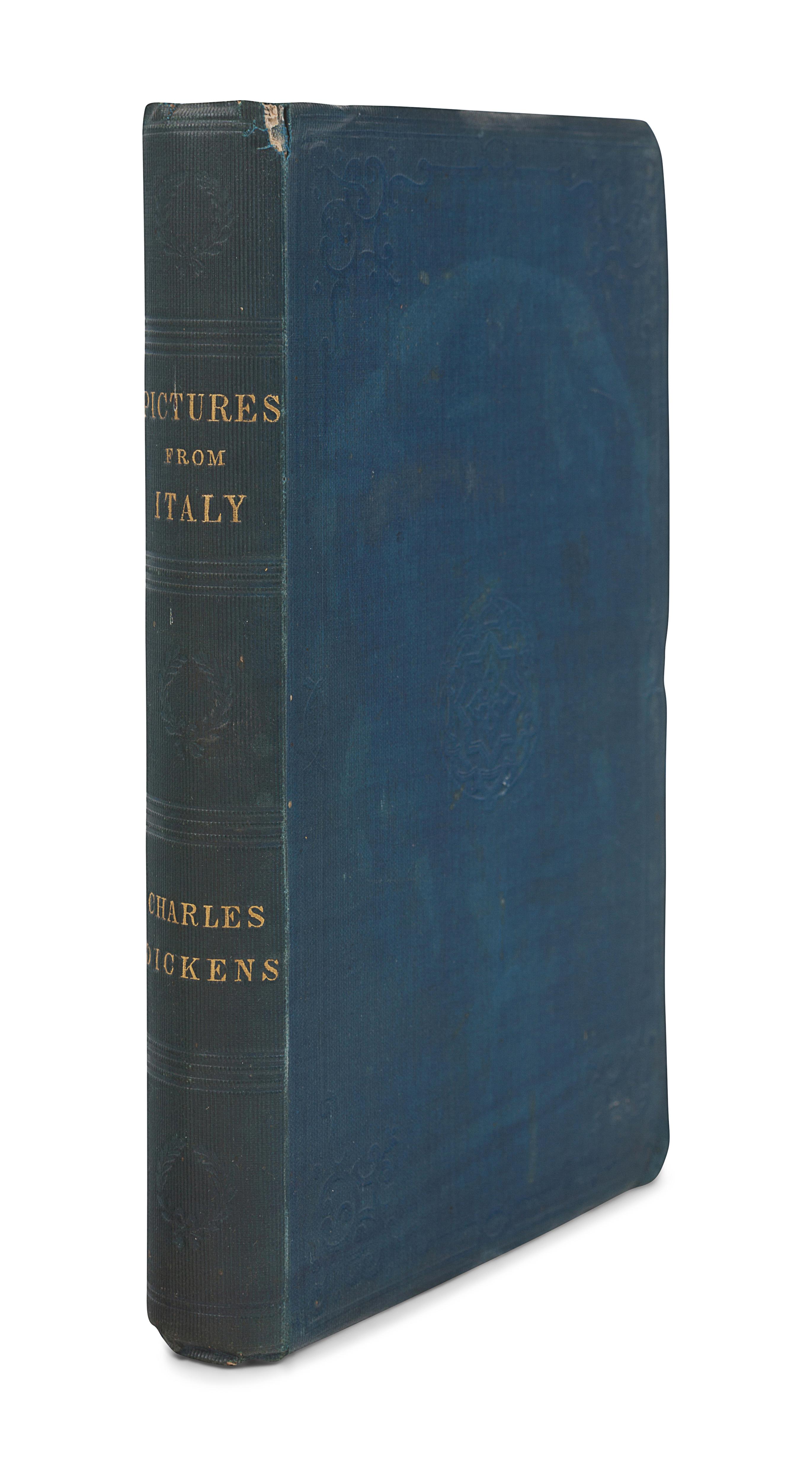 DICKENS, Charles (1812-1870). Pictures From Italy. London: Bradbury & Evans for the Author, 1846. - Image 2 of 2