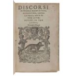 MACHIAVELLI, Niccolo (1469-1527). Discorsi...sopra la prima deca di Tito Livio. Venice: Giovanni Ant