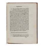 BEROALDUS, Philippus (1453-1505). Declamatio ebriosi, scortatoris et aleatoris. Bologna: Benedictus