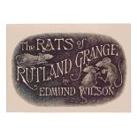 GOREY, Edward (1925-2000), illustrator. -- WILSON, Edmund (1895-1972). Rats of Rutland Grange. New Y