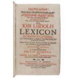 LUDOLF, Hiob (1624-1704).  Lexicon Aethiopico-Latinum: ex omnibus libris impressis, et multis MSStis