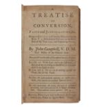 [GREAT AWAKENING]. CAMPBELL, John (1691-1761). A Treatise of Conversion, Faith, and Justification...