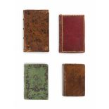 [MINIATURE BOOKS]. A group of 4 miniature books, comprising: