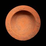 A Roman Terra Sigillata Bowl Diameter 5 5/8 inches.