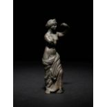 A Roman Bronze Figure of Venus Height 3 5/16 inches.